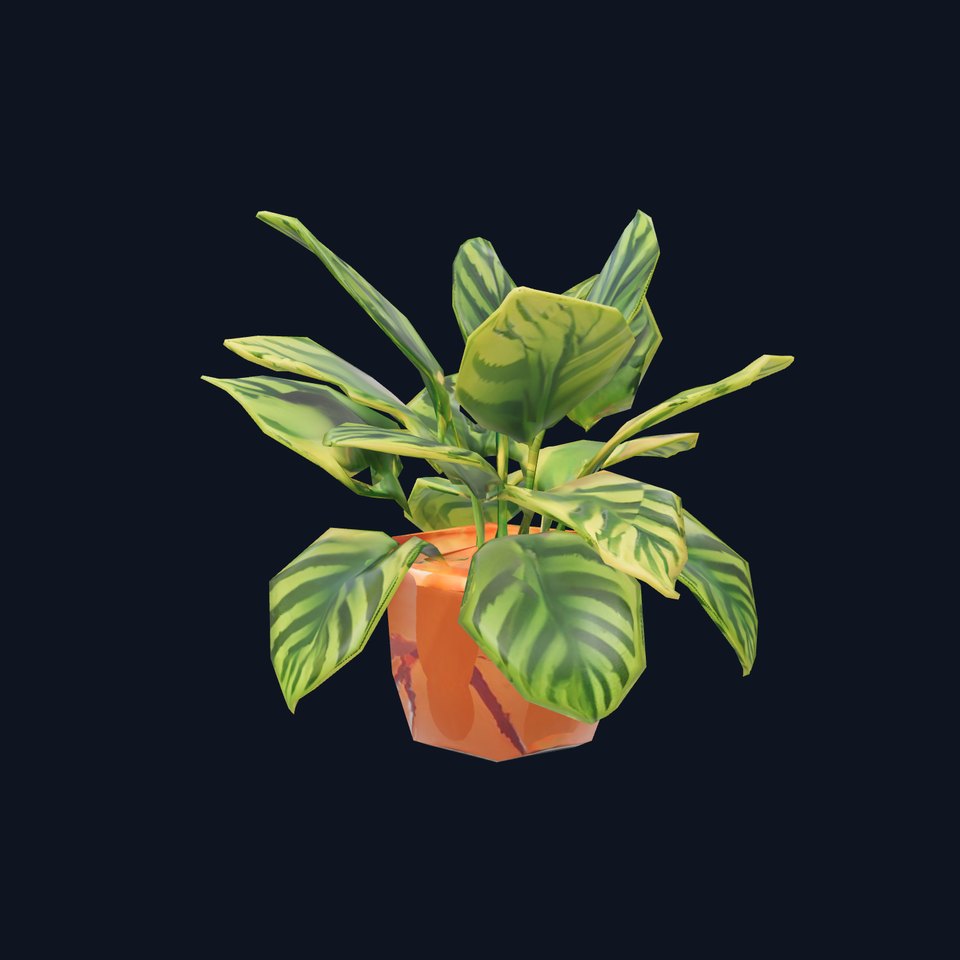 Vibrant Plant Pot model pack